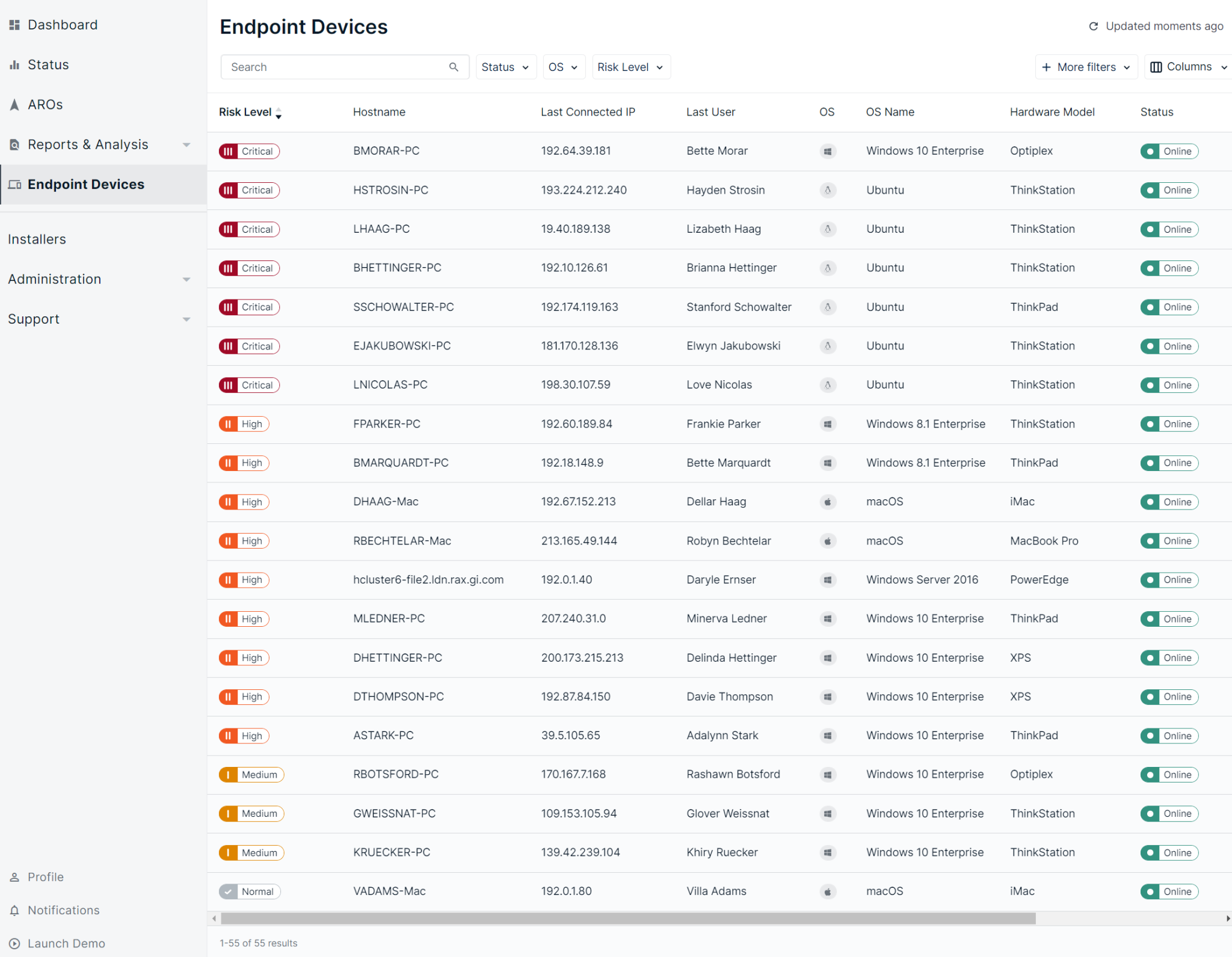 Endpoint Devices